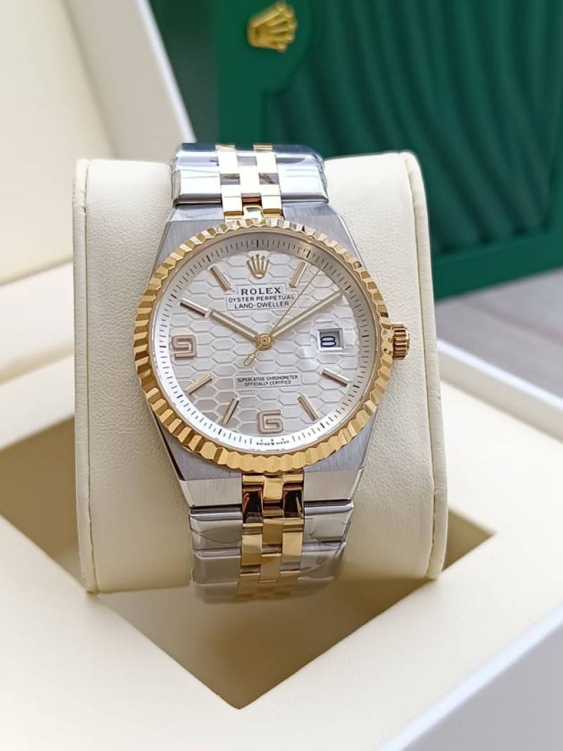 ROLEX LAND DEWELLER | QUARTZ | PREMIUM QUALITY | WHITE DIAL