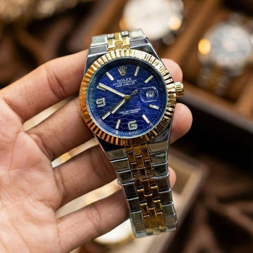 ROLEX LAND DEWELLER | QUARTZ | PREMIUM QUALITY | BLUE DIAL