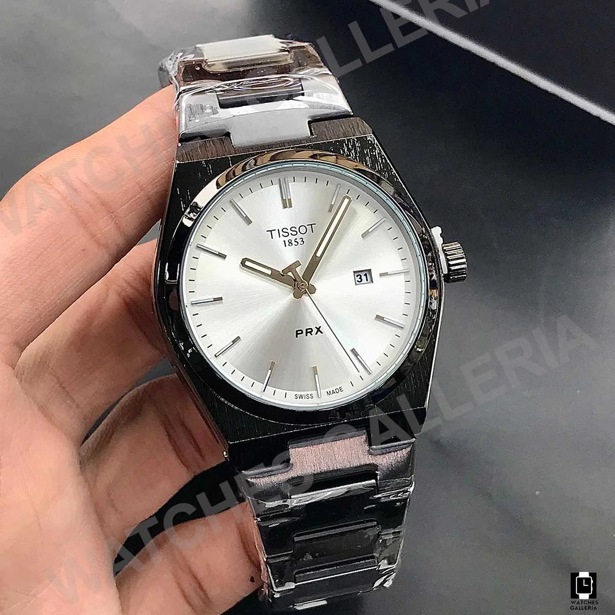 TISSOT PRX | QUARTZ | PLAIN DIAL | SILVER