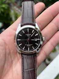 TISSOT PRX  | GENEVE LEATHER | BLACK DIAL